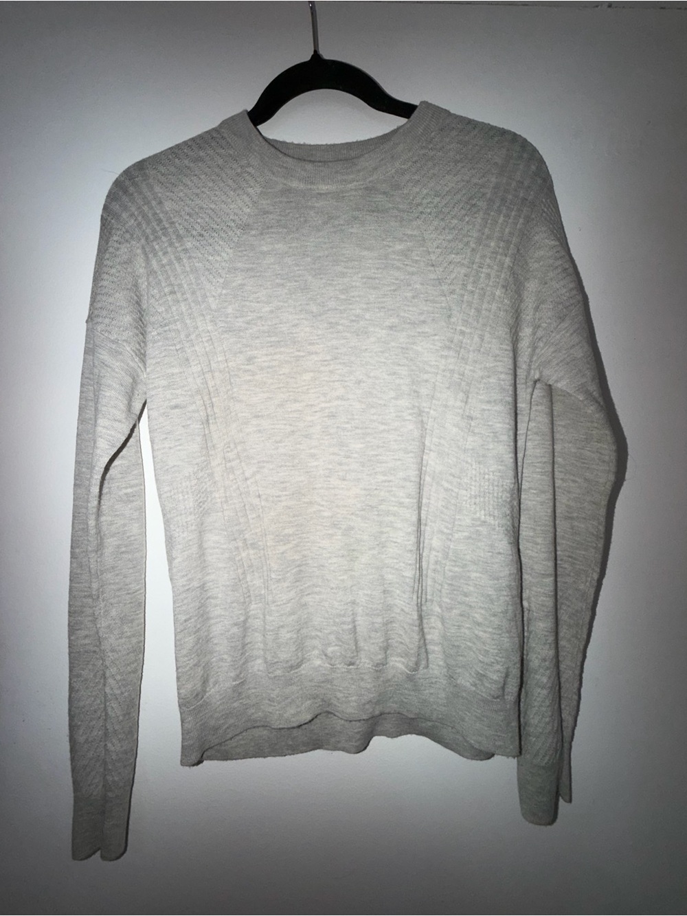 Vince Men's Crewneck Sweater in Light Gray